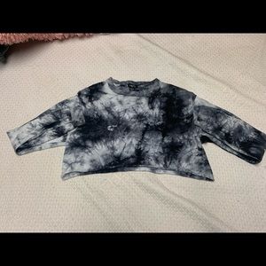 Rue21 long sleeve, gray and black, size M